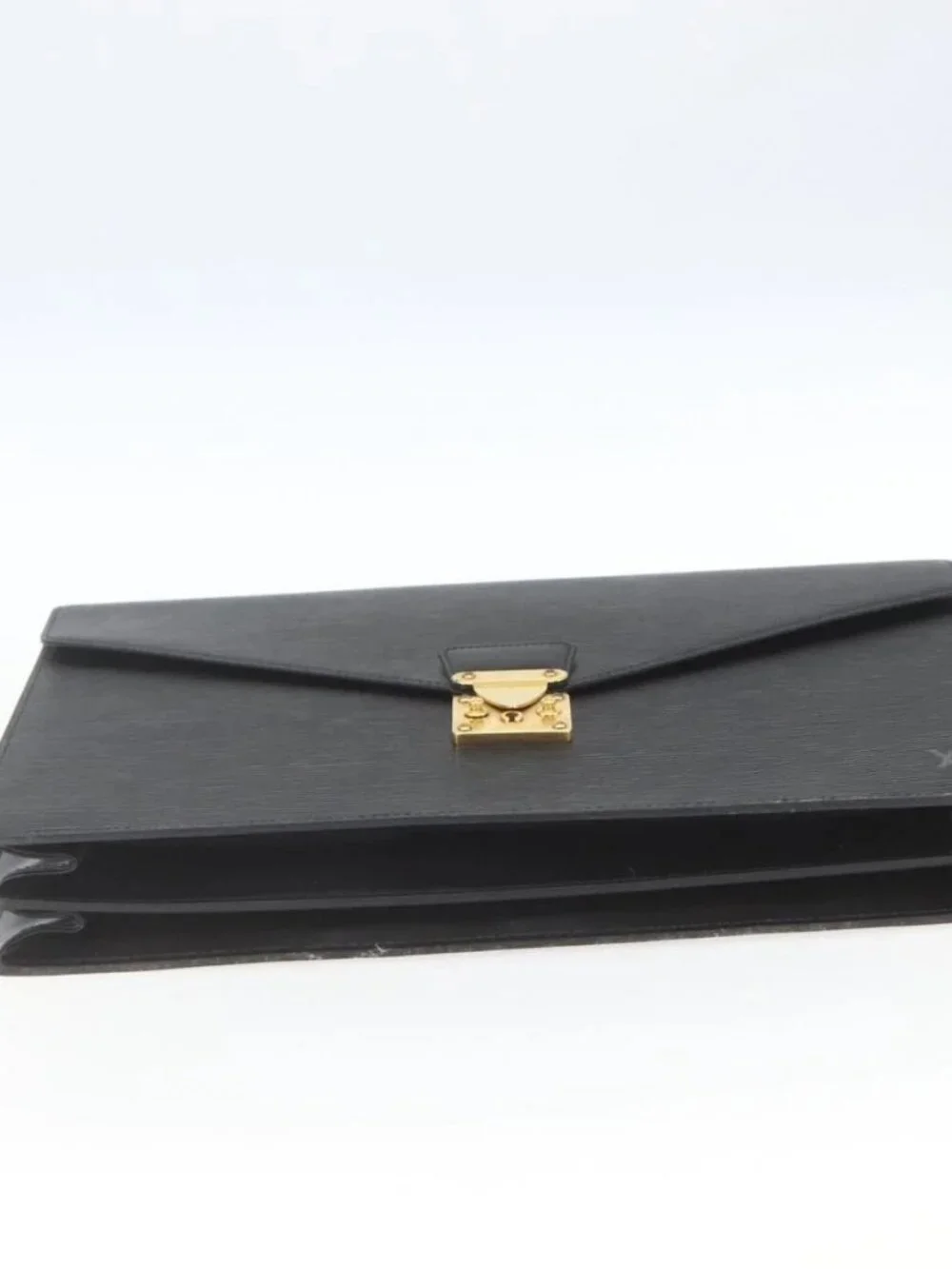 LOUIS VUITTON Epi Serviette Conseiller Business Bag Black
